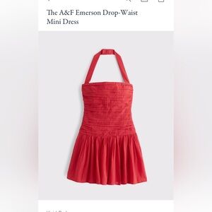 Abercrombie & Fitch Red Mini Dress